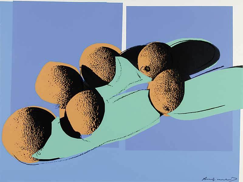 Andy Warhol, Cantaloupes I, aus "Space Fruit: Still Lifes"