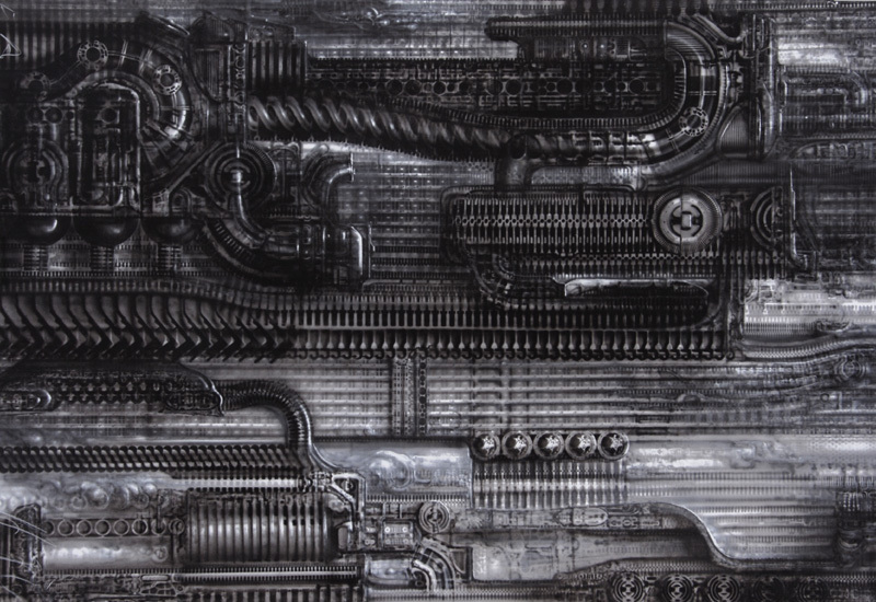 HR Giger, N.Y. City III, Straight