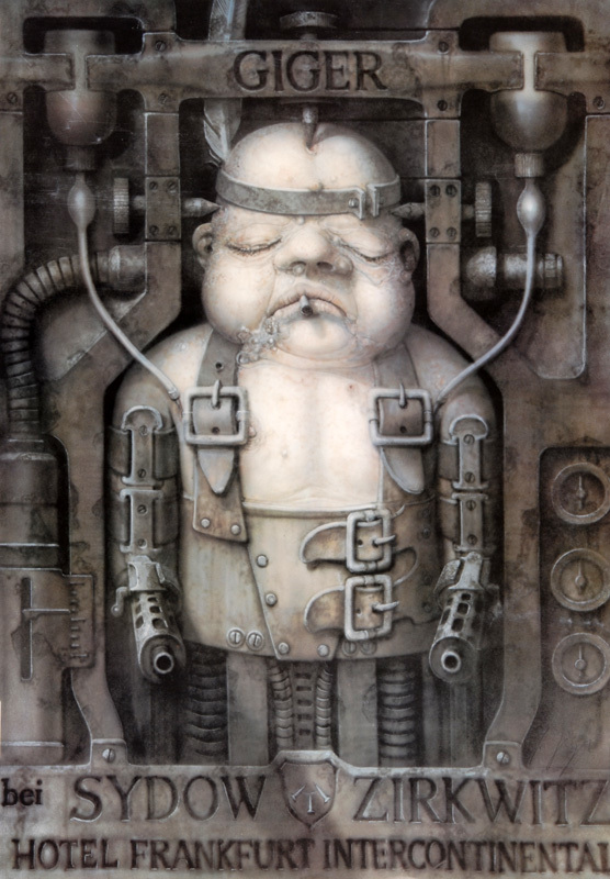 HR Giger, 5 Plakate: Sydow; Katze; Ohne Titel (3)