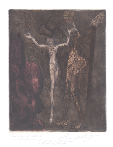 Ernst Fuchs, Totenglocke, 1971