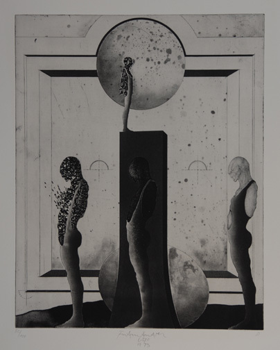 Franz Anatol Wyss, Landschaft mit Ei, 1973