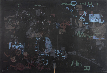Lithograph A, from "Not Waiting To Say Anything About Marcel", 1969