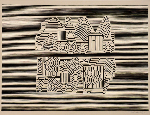 Victor Vasarely, Untitled, approx. 1976
