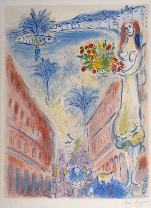 Avenue de la Victoire à Nice, aus "Nice et la Côte d'Azur, 1967