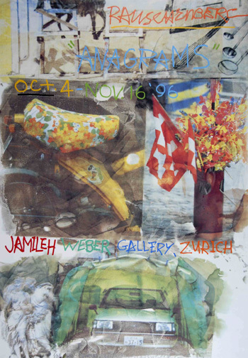 Robert Rauschenberg, Anagrams, Jamileh Weber Gallery, 1996