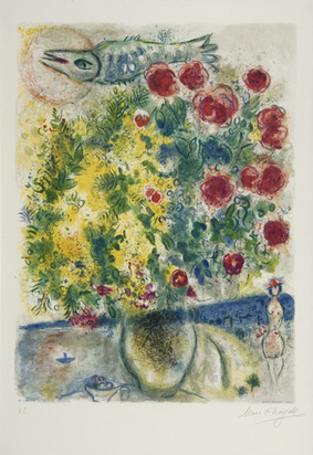 Roses et mimosas, aus "Nice et la Côte d'Azur", 1967