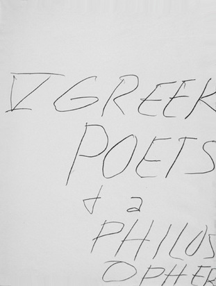 Portfolio. Five Greek Poets And A Philosopher, 1978