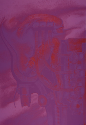 HR Giger, Blatt aus " Trip-Tychon", 1970