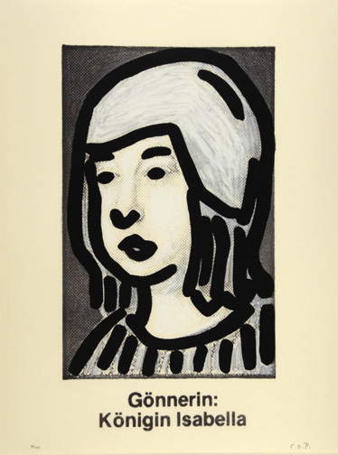 Claus-Otto Paeffgen, Gönnerin: Königin Isabella, from "Columbus - In Search of a New Tomorrow", 1992
