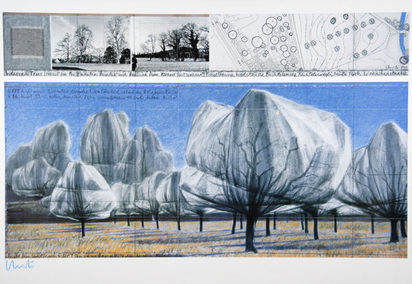 Wrapped Trees (Project for Fondation Beyeler and Berower Park, Riehen), 1998