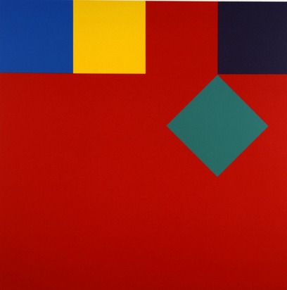 Disloziertes grünes Quadrat, 1971