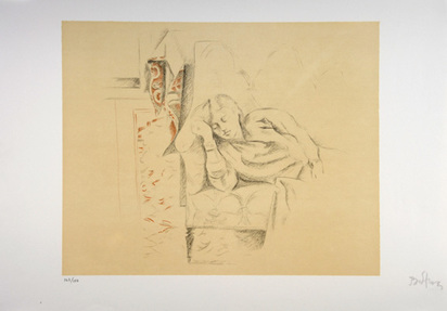 Jeune fille dormant, aus "Dessins", 1994