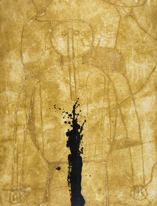 Figura sobre estuco, 1976