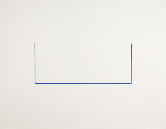 Fred Sandback, 2 sheets: Untitled, 1975