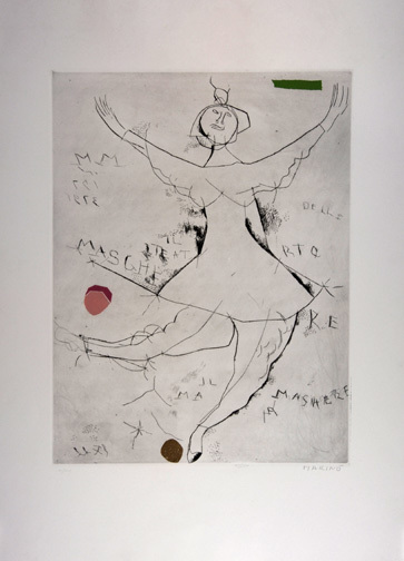 Marino Marini, Danza minima I, from "Personaggi", 1973