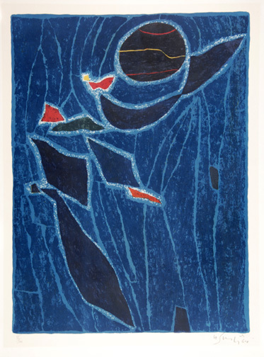 Gustave Singier, 2 Blätter: Nocturno, 1964; Sans titre, 1969