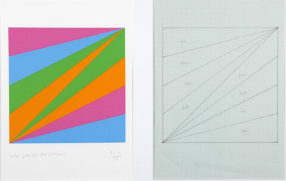 2 sheets: Composition, 1992; Composition