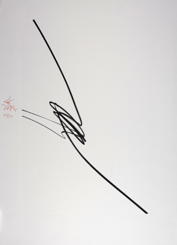 Harald Naegeli, 4 sheets: Untitled