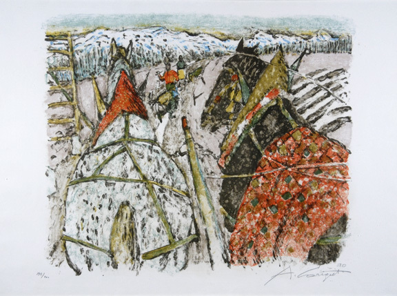 Alois Carigiet, Im Geschirr 2, 1970