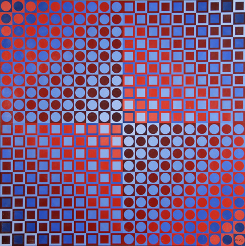 Victor Vasarely, Planetary folklore participation no. 2 "Boglar", 1971