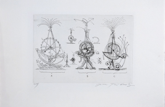 Jean Tinguely, Fontaines A.B.C.