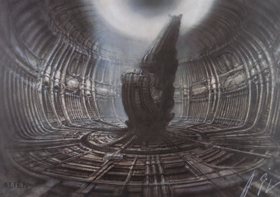 HR Giger, Blatt aus "Alien", 1978