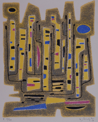 2 Blätter: La patriette de Gonzalve, 1957; Le contrapunctor de Buxtehude, 1957