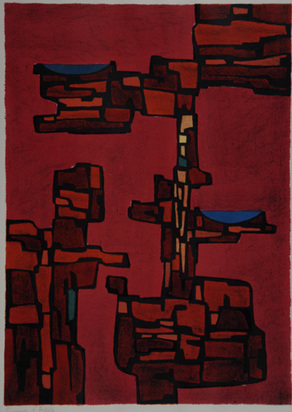 2 Blätter: Intérieur provençal II, 1951; Provence - ville chaude, 1958