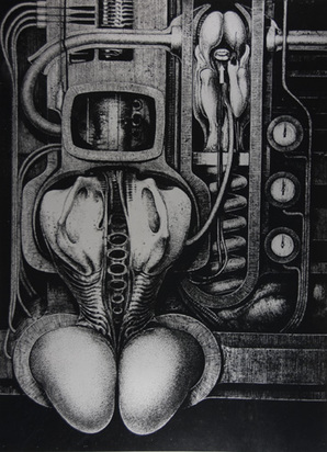 Sheet from "Biomechanoiden", 1969
