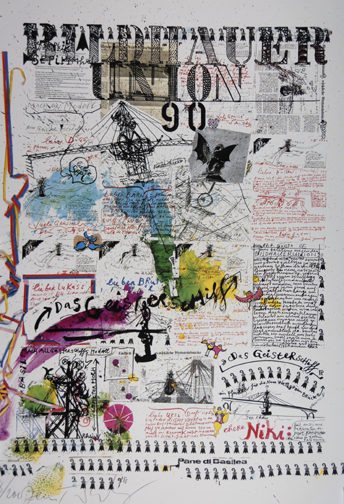 Jean Tinguely, Bildhauer-Union, 1990