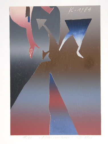 Franz Eggenschwiler, 8 sheets from "Route Napoléon", 1987