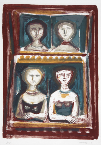 Massimo Campigli, Les belles du soir, 1967