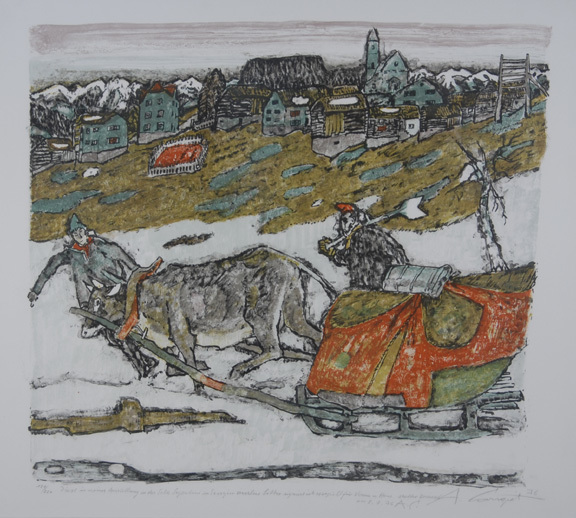Alois Carigiet, Kuhgespann, 1976