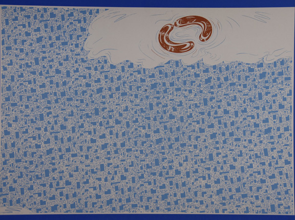 Christian Ludwig Attersee, 2 sheets: Untitled, 1970