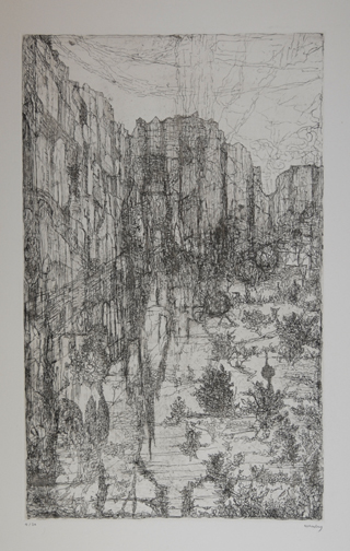Grafik, 14 Blätter: H. Rave; H. Voth; M. Hunziker; E. Lethgau; R. Haller; E. Funk; usw.