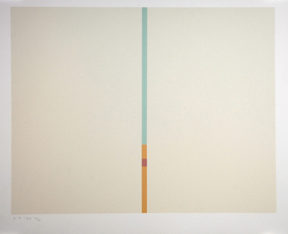 Antonio Calderara, 3 sheets: Untitled, 1969; Untitled (2)