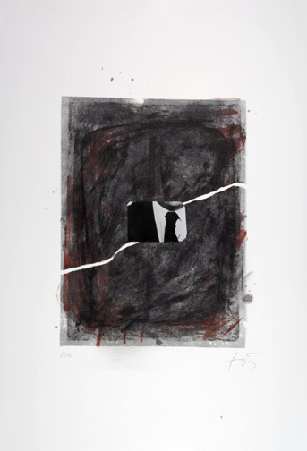 Antoni Tàpies, Sheet from "Sinnieren über Schmutz", 1976/78
