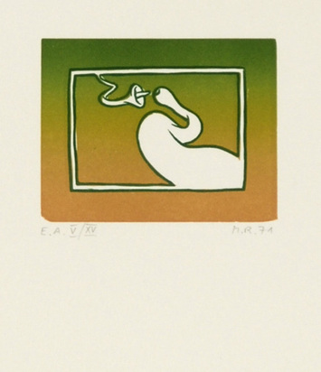 3 sheets: Einpolige Elektrizität, 1971; Il tonto sulla collina, 1974; Kopfspirale, 1974