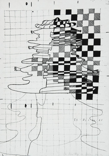 Dieter Roth, Strichquartett, 1971
