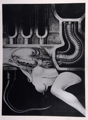 Sheet from "Biomechanoiden", 1969