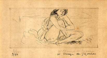 Femme assise