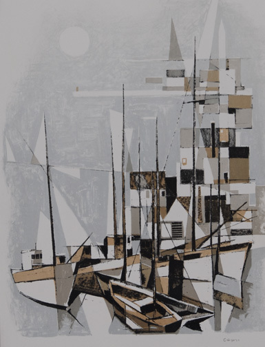 Grafik, 38 sheets: H. Falk; E. Morgenthaler; O. Tschumi; W. Gimmi; F. Masereel; F. Righi (2); V. Surbek (5); R. Forissier; J.-J. Gut; etc.
