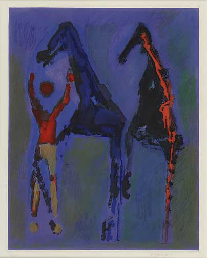 Marino Marini, Blatt V, from "Marino from Shakespeare II", 1978
