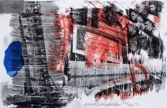 Robert Rauschenberg, Sub-total, from "Stoned Moon Series" (1972), 1971