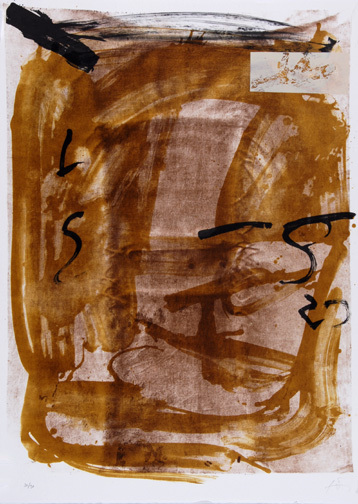 Antoni Tàpies, Apparitions, from "Variations", 1984