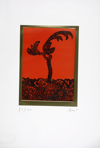 Enrico Baj, Fiore, 1971