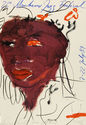 Luciano Castelli, Poster. 23e Montreux Jazz Festival, 1989