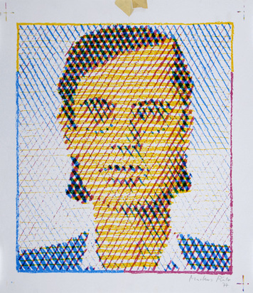2 sheets: Head, 1977; Untitled, 1977