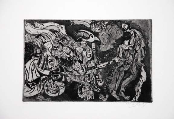 Alexander Sadkowsky, Flammenwagen, 1961