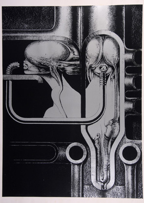 Sheet from " Biomechanoiden", 1969